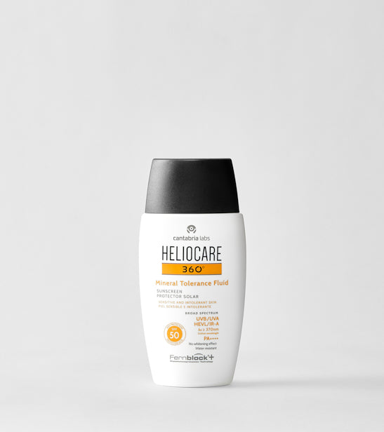 HELIOCARE 360° MINERAL TOLERANCE FLUID SPF 50, Caja x 50mL