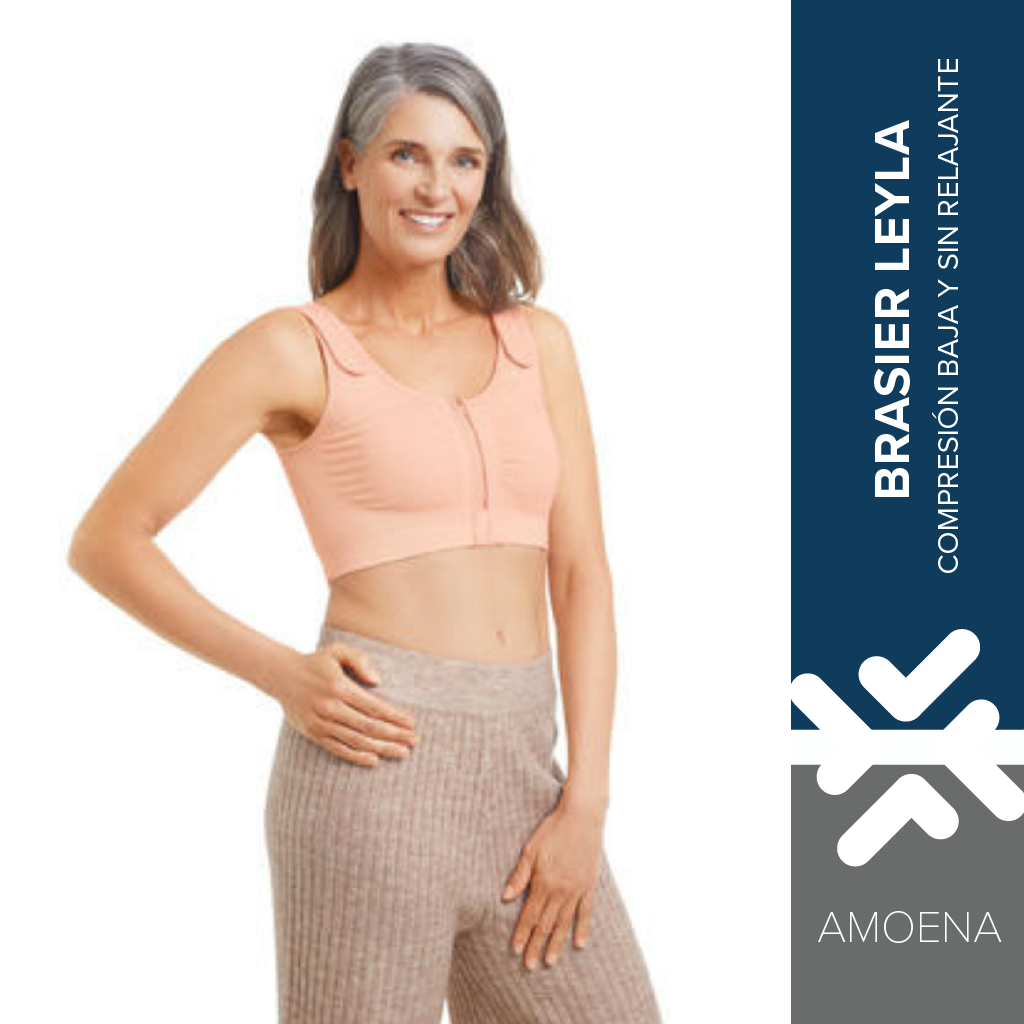 Brassier Postoperatorio AMOENA, Compresion Baja, LEYLA