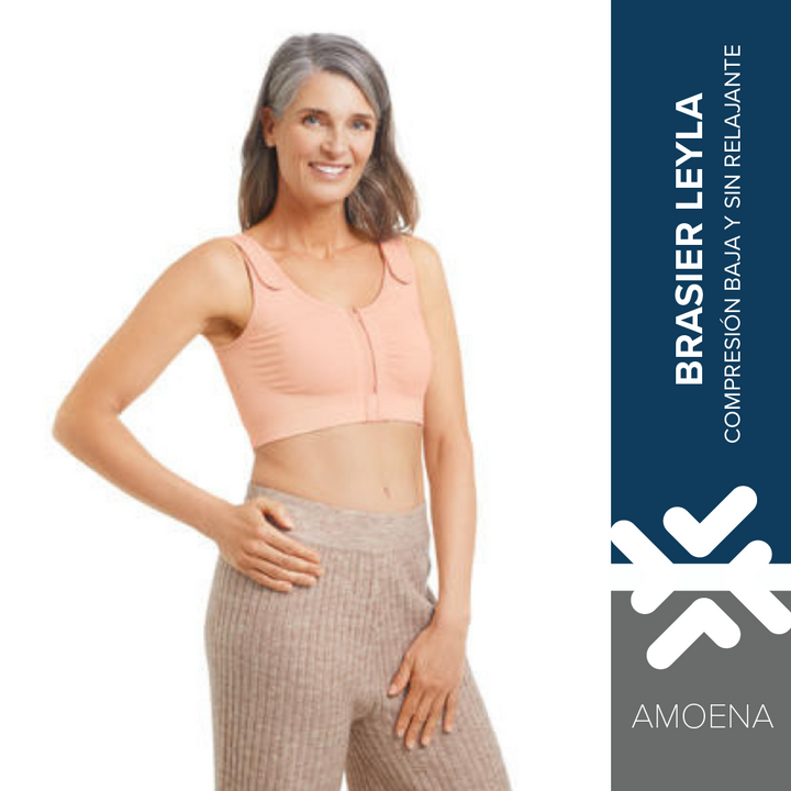 Brassier Postoperatorio AMOENA, Compresion Baja, LEYLA