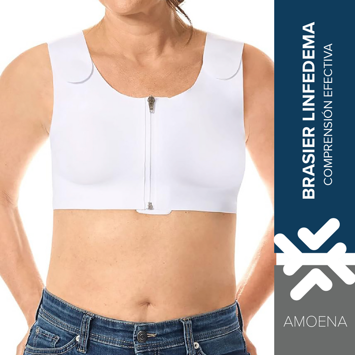 Brasier Linfedema Blanco