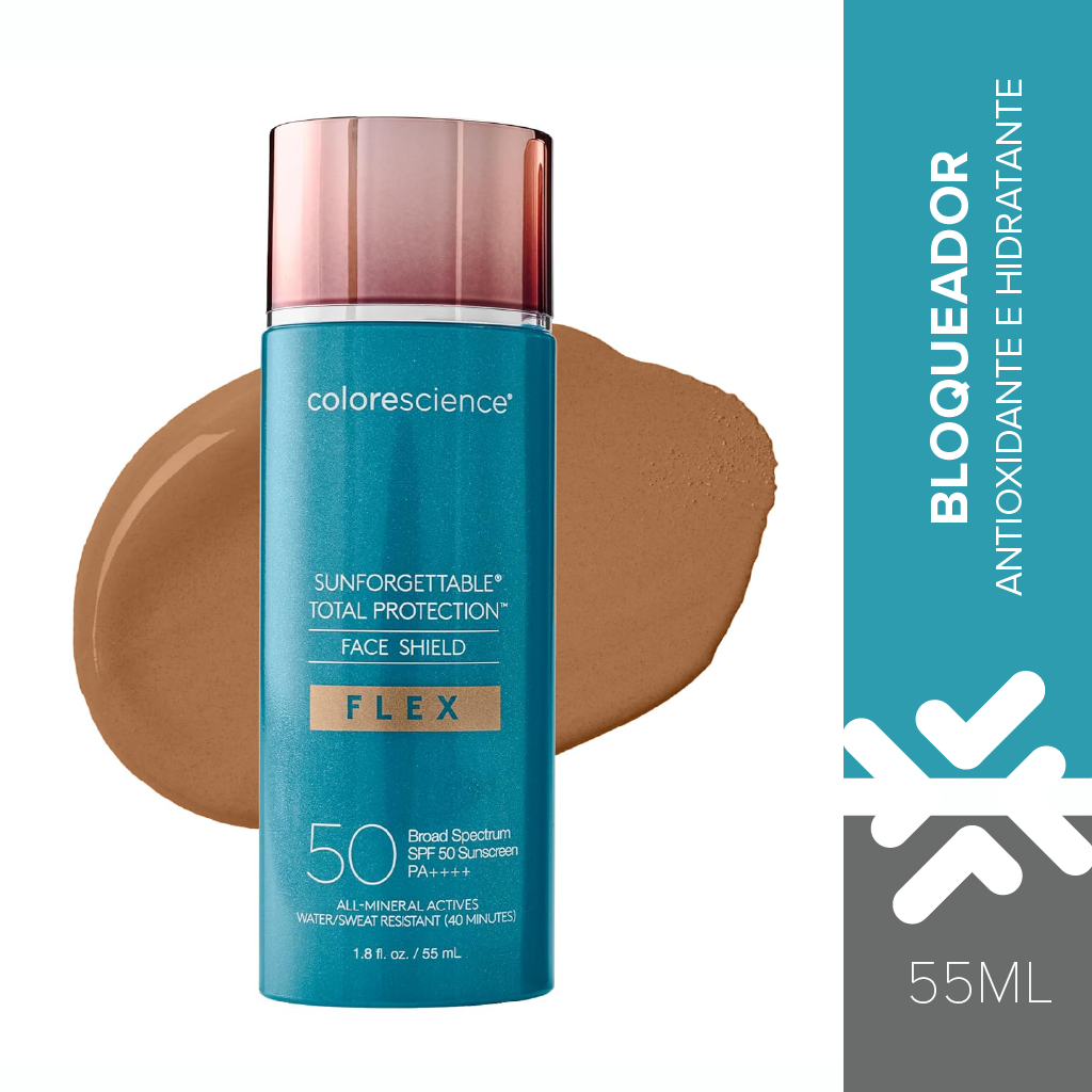 Total Protection Face Shield Flex SPF50 Deep 55ml
