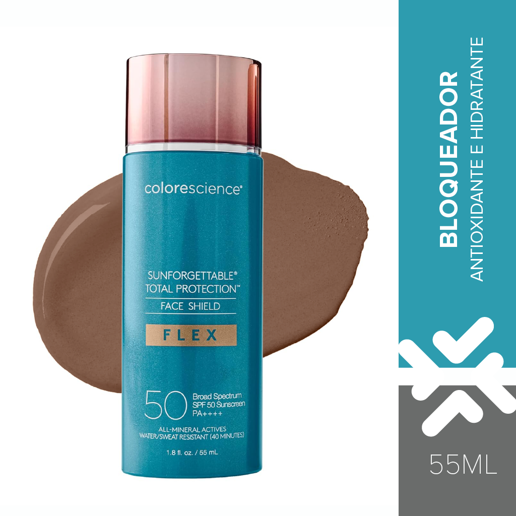 Total Protection Face Shield Flex SPF50 Rich Deep 55ml