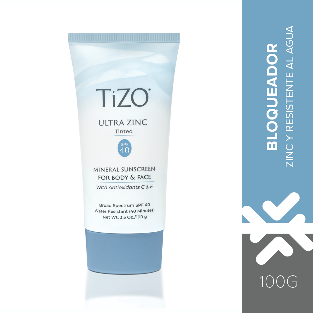 TIZO Ultra Zinc Protector Solar para Cuerpo SPF40 con Color Universal 100g
